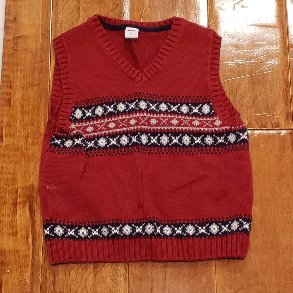 Boys Janie & Jack Size 3 Sweater Vest